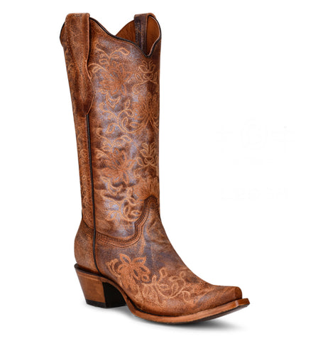 Circle G Women’s Brown Embroidered Boot