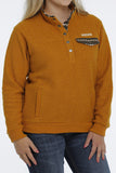 Polar Fleece Women's Pullover - Gold