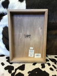 Work Hard Eat Beef Wooden Box Sign