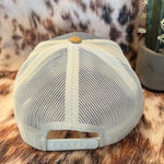 Crazy Ass Cattle Company Tan & Gray Cap