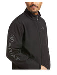 Ariat Men’s Logo 2.0 Patriot Softshell Water Resistant Jacket-Black