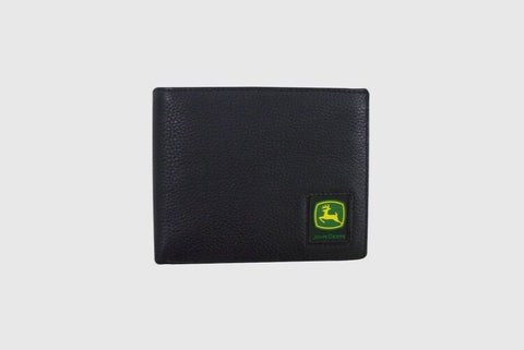 John Deere Black Bifold Wallet