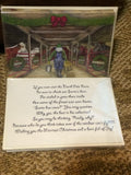 CJ Brown “Santa’s Barn At North Pole Farm” Christmas Card