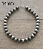 Faux Navajo Pearl 14mm Necklace