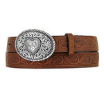 Justin Girl's Bark Trophy Western Belt