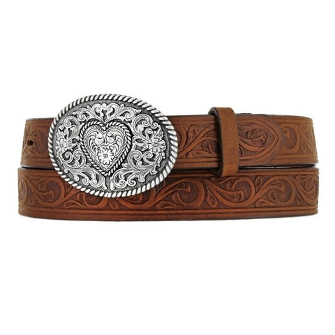 Justin Girl's Bark Trophy Western Belt