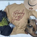 Howdy Fall Crew Neck Sweatshirt