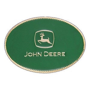John Deere Green Oval Buckle