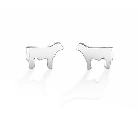 HCO Exclusive Sterling Silver Steer Post Earring