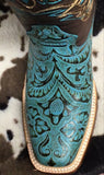 Cowtown Women’s Turquoise Embossed Boots