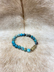 Turquoise Wish-let Beaded Bracelet