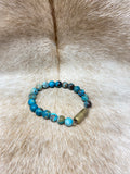Turquoise Wish-let Beaded Bracelet