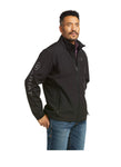 Ariat Men’s Logo 2.0 Patriot Softshell Water Resistant Jacket-Black