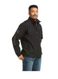 Ariat Men’s Logo 2.0 Patriot Softshell Water Resistant Jacket-Black