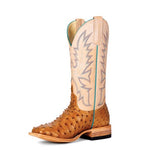 Macie Bean Women’s Antique Saddle Full Quill Ostrich Boot