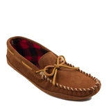 Minnetonka Men's Fleece Moccasin Slippers