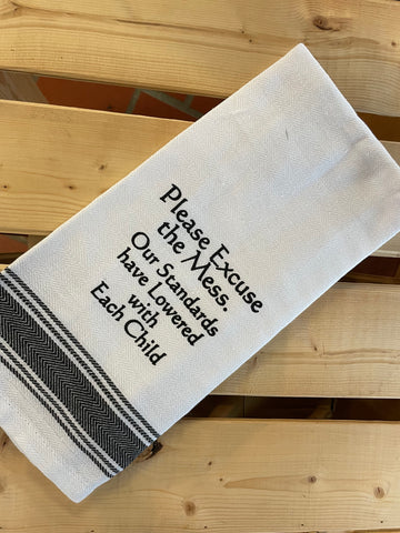 Dish Towel-Please Excuse The Mess