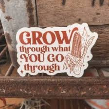 Grow Through Sticker