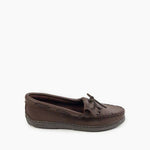 Minnetonka Women’s Moosehide Kilty Chocolate