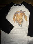 BOGO Bandana Turquoise Sheep 3/4 Sleeve T-Shirt