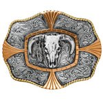 Crumrine Steer Skull Buckle