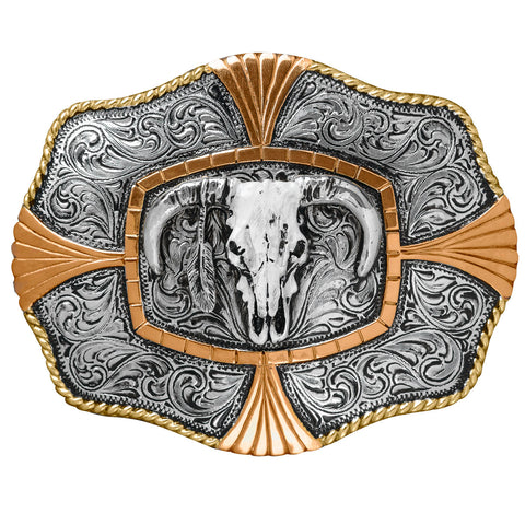 Crumrine Steer Skull Buckle