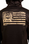 Cinch Flag Hoodie-Brown