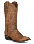 Circle G  Men's Tan Embroidery  Boot