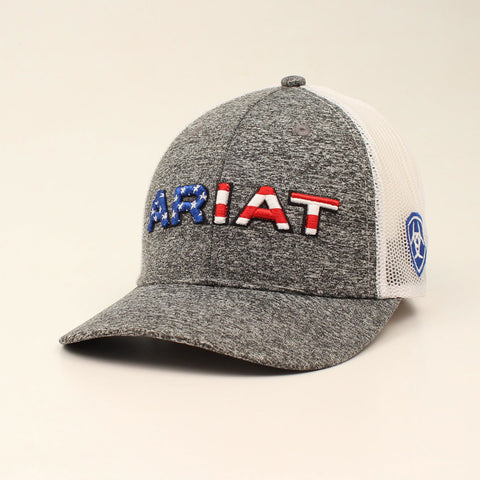Ariat Grey Flag Cap
