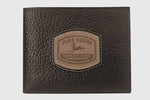 John Deere Brown Pebble Bifold Wallet