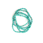 Green Turquoise 5 Strand Dainty Bead Bacelet
