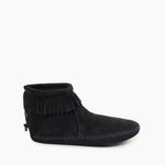 Minnetonka Women’s Back Zip Softsole Boot - Black