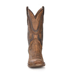 Corral Men’s Gold Cowhide Narrow Square Toe Boot
