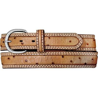 Tony Lama Men's Ostrich Belt