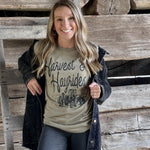 Harvest & Hayrides Olive Tee