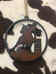 Metal Livestock/Rodeo Ornament