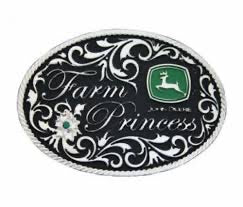 John Deere Farm Princess Buckle