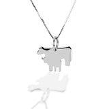 HCO Exclusive Sterling Silver Livestock figure Necklace