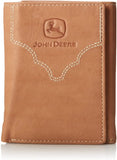 John Deere Distressed Trifold Wallet