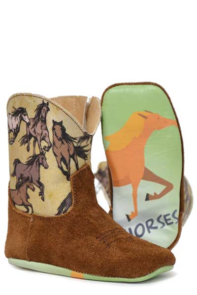 8 Second Ride Infant Boot Tin Haul Infant Stampede Born to Ride Sole Boot – Horse Creek Outfitters