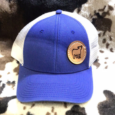 Blue Cow Patch Cap