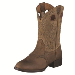 Ariat Kid's Heritage Stockman Distressed Brown Boot