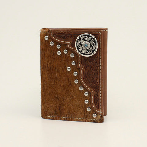 Nocona Calf Hair with Conco Tri-Fold Wallet