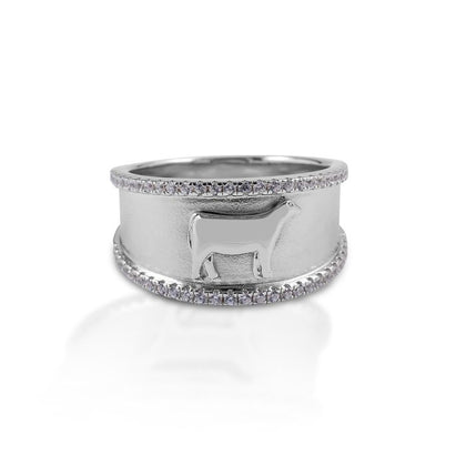 HCO Exclusive Sterling Silver Heifer Ring