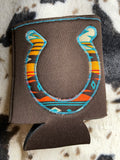 Horseshoe Appliqué Koozies