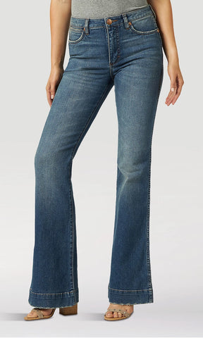 Wrangler Retro Premium Trouser Jean - High Rise - Bailey