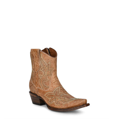 Corral Women's Orix Tan Ankle Zipper Boot