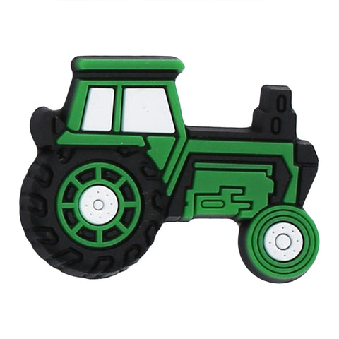Green Tractor Croc Jibbitz