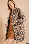 Aztec Women’s Taupe Car Coat