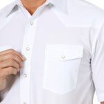 Wrangler Men’s Sport Shirt-White